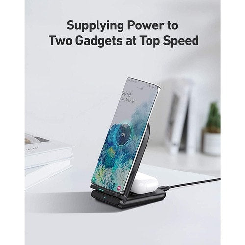Base de carga inalámbrica 2 en 1 AUKEY Aircore