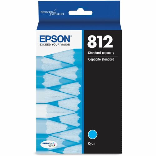 T812 STD CAP CYAN INK CARTRIDGE WITH SENSORMATIC