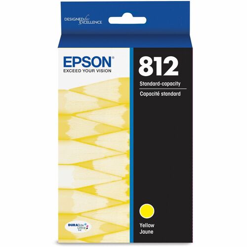 CARTOUCHE D'ENCRE JAUNE T812 STD CAP AVEC SENSORMATIC