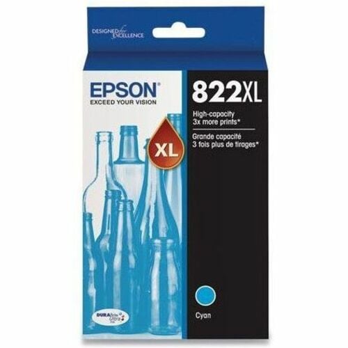 T822 CARTUCHO DE TINTA CIAN DE ALTA CAPACIDAD CON SENSORMATIC