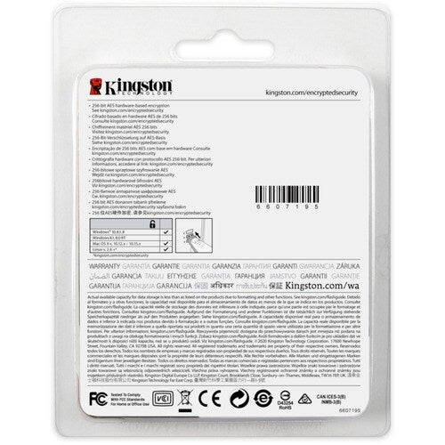 128GB USB 3.0 DTVP30 256BIT AES ENCRYPTED FIPS 197