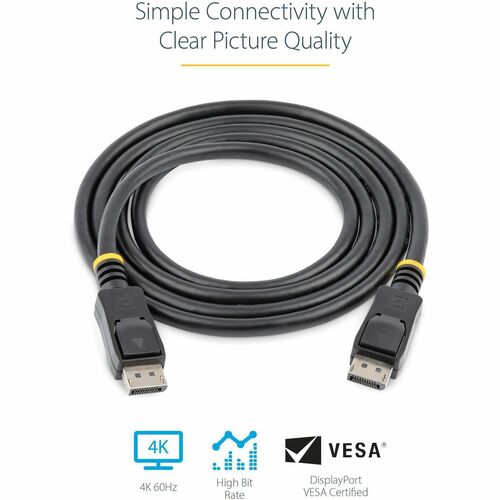 Câble DisplayPort StarTech.com 4,6 m avec loquets (multipack)