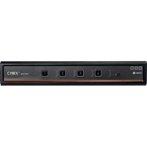4PORT SC UNIVERSAL DP/H + USB-C SECURE KVM SWITCH DUAL DISP