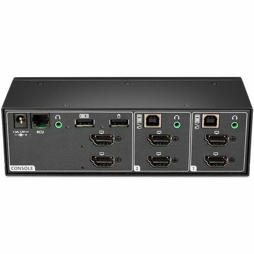 2PORT SC UNIVERSAL DP/H SECURE KVM SWITCH DUAL DISPLAY PP4.0