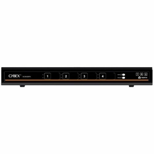 CYBEX 4PORT SC UNIV DP/H SECURE KVM SW SINGLE DISP WITH CAC PP4.0