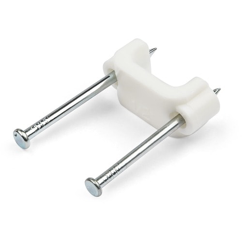 StarTech.com Lot de 100 serre-câbles avec clous - Deux clous en acier - Réutilisables