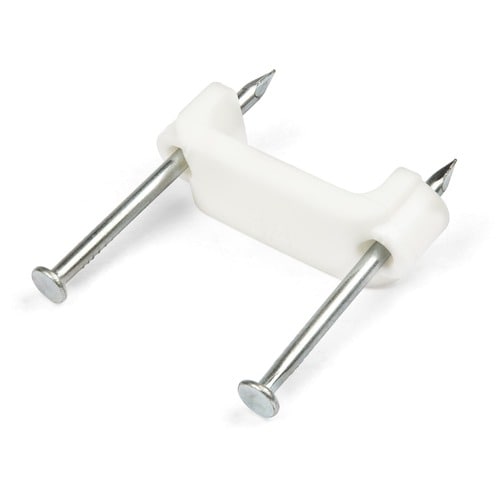 StarTech.com Lot de 100 serre-câbles avec clous - Deux clous en acier - Réutilisables