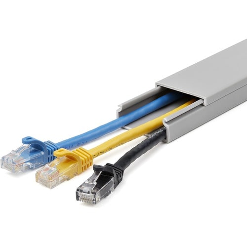 StarTech.com Cable Management Raceway with Cover 1-1/2"(38mm)W x 5/8"(16mm)H, 6.