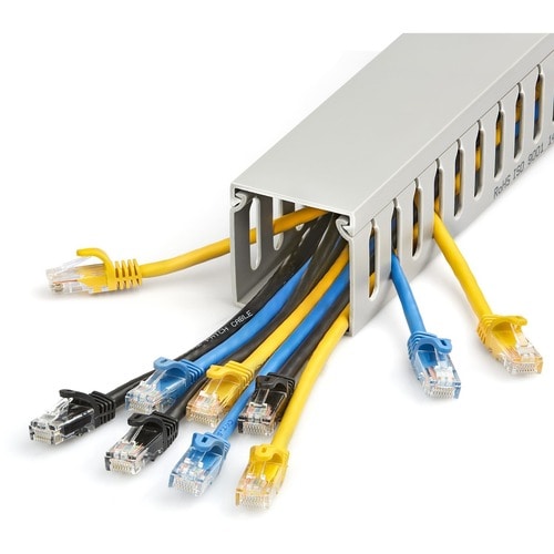 StarTech.com Cable Management Raceway with Cover 2"(50mm)W x 2"(50mm)H, 6.5ft(2m