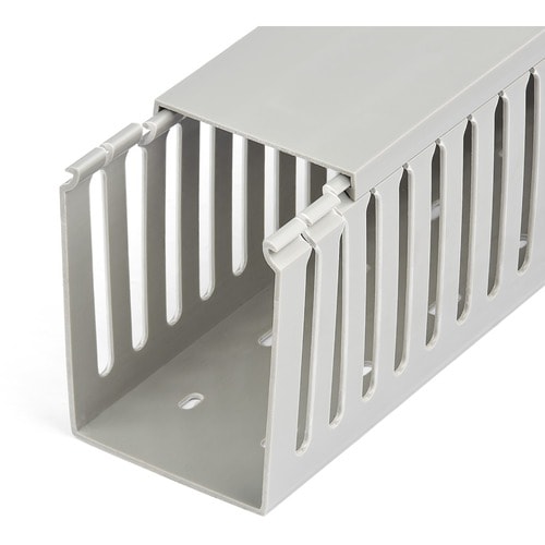 StarTech.com Cable Management Raceway with Cover 3\"(75mm)W x 4\"(100mm)H, 6.5ft(2m) lengt