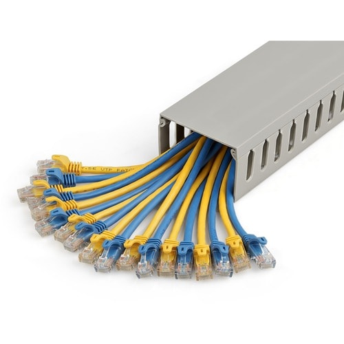 StarTech.com Cable Management Raceway with Cover 3"(75mm)W x 2"(50mm)H, 6.5ft(2m