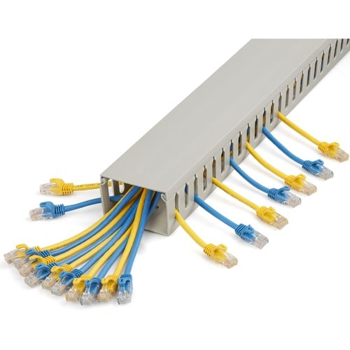 StarTech.com Cable Management Raceway with Cover 3"(75mm)W x 2"(50mm)H, 6.5ft(2m