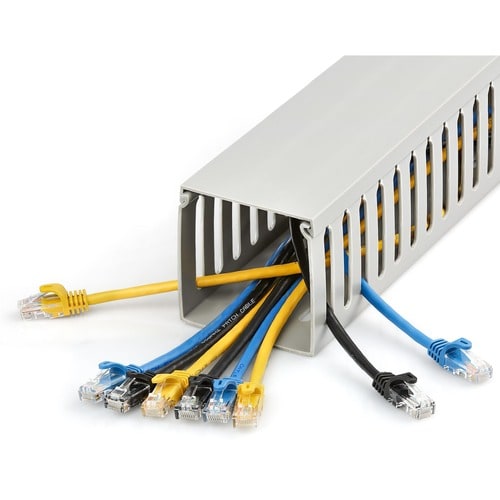 StarTech.com Cable Management Raceway with Cover 3\"(75mm)W x 3\"(75mm)H, 6.5ft(2m) length