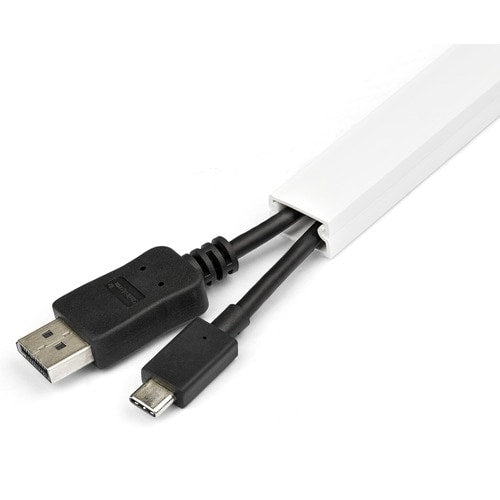StarTech.com Cable Management Raceway w/Adhesive Tape and Cover 3/4\"(19mm)W x 3/8\"(11mm)
