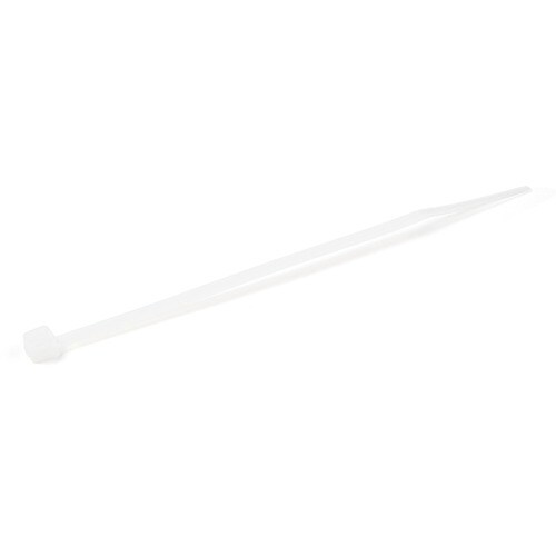 StarTech.com 4"(10cm) Cable Ties, 7/8"(22mm) Dia, 18lb(8kg) Tensile Strength, Ny