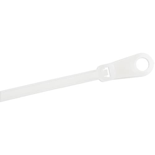 Bridas StarTech.com de 20 cm (8") con orificio de montaje, 52 mm (2") de diámetro, 22 kΩ (50 lb)