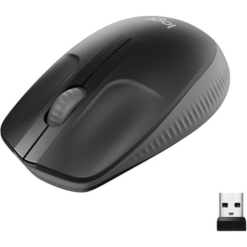 Logitech Wireless Mouse M190 - Full Size Ambidextrous Curve Design, 18