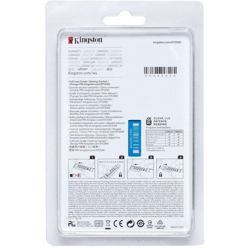 128GB DT2000 KEYPAD USB W/ LI-POLYBATTERY PI967SEC2
