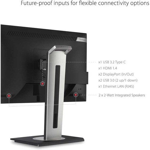 Moniteur LED WQHD ViewSonic Graphic VG2756-2K 27 pouces - 16:9