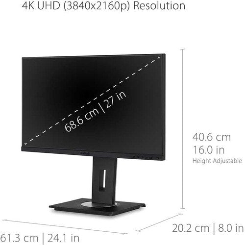 Moniteur LED UHD 4K ViewSonic Graphic VG2756-4K 27 pouces - 16:9