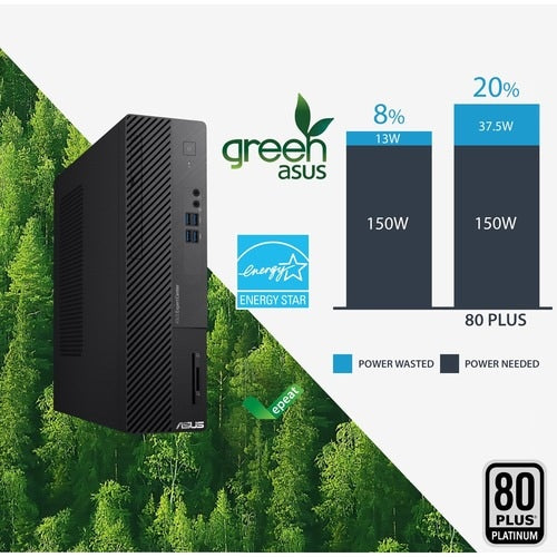 Asus ExpertCenter D7 D700SA-Q53SP Desktop Computer - Intel Core i5 10th Gen i5-10400