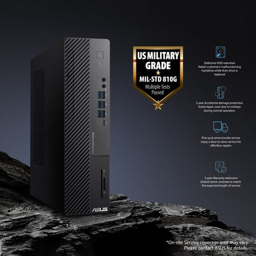 Asus ExpertCenter D7 D700SA-Q53SP Desktop Computer - Intel Core i5 10th Gen i5-10400