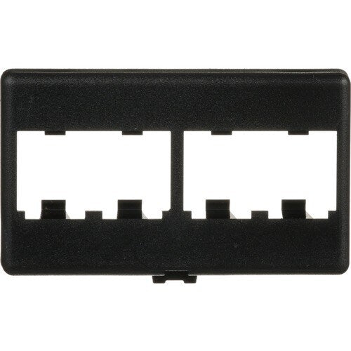 Panduit CFFP4BL Faceplate - MOQ (minimum order quantity)10 MOV (minimum order v