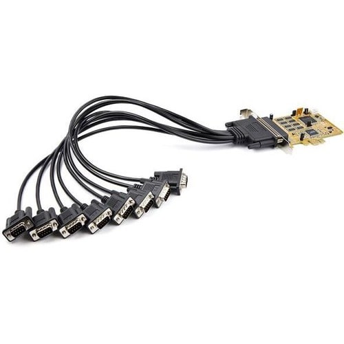 StarTech.com 8-Port PCI Express RS232 Serial Adapter Card, PCIe to DB9