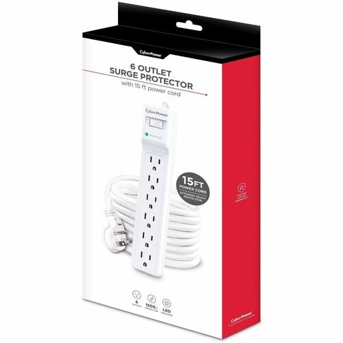 Supresor de sobretensiones CyberPower Essential Surge B615 de 6 tomas
