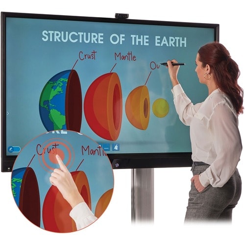 65IN UHD ULTRA SLIM IR TOUCH 4K 1300 1 DMTP65OPS INTERACTIVE W PC