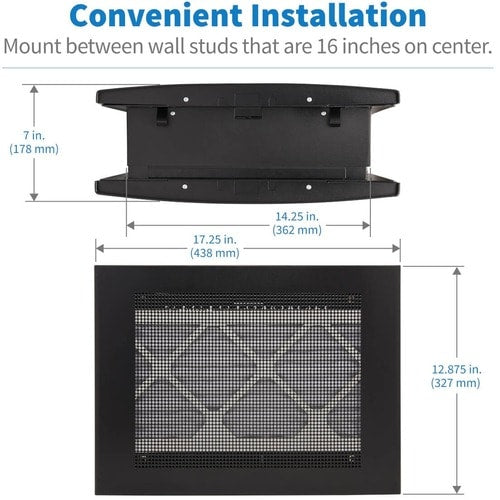 Tripp Lite by Eaton SmartRack SRCLOSETINTAKE Cooling Duct - Black - Server