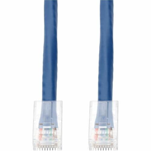 Cable Ethernet de PVC CAT 6 azul de 16 pies sin funda RJ-45 M/M - 16 pies (4,88 m) C