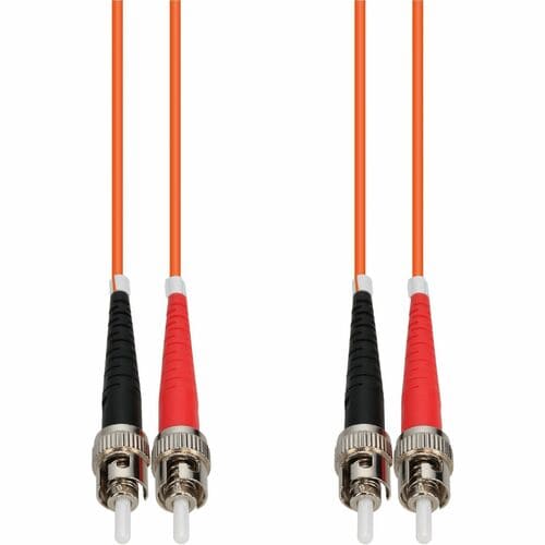 Câble d'extension 20 m ST vers ST Orange OM3 Duplex OFNR (Riser)