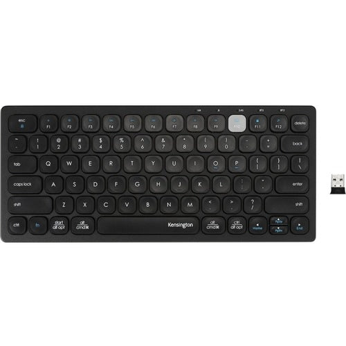 TECLADO COMPACTO MULTIDISPOSITIVO DUAL WRLS NEGRO