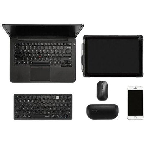 TECLADO COMPACTO MULTIDISPOSITIVO DUAL WRLS NEGRO
