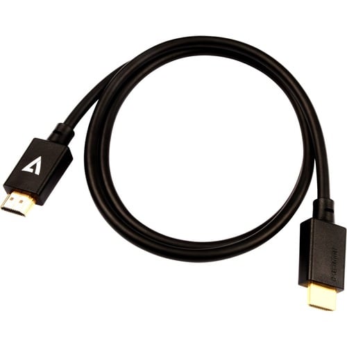 Câble vidéo noir V7 Pro HDMI mâle vers HDMI mâle 1 m