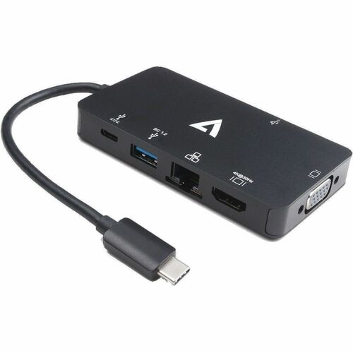 Station d'accueil V7 V7UC-U3CRJ45HDVG-BLK
