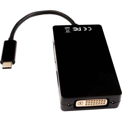 V7 USB-C mâle vers VGA femelle, DVI femelle, HDMI 1.4 femelle HDMI : 9 Gbit/s 4K UHD - 1 x USB 3.2