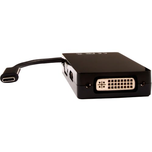 V7 USB-C mâle vers VGA femelle, DVI femelle, HDMI 1.4 femelle HDMI : 9 Gbit/s 4K UHD - 1 x USB 3.2