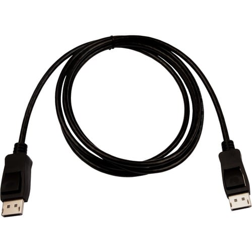 Câble V7 DisplayPort 1.4 32,4 Gbit/s 8K UHD 2 m/6,6 pi Noir