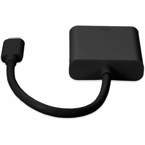 AddOn 20cm (8in) USB 3.1 Type (C) Male to HDMI Female Black Adapter Cable - 1 x USB 3.1 Ty