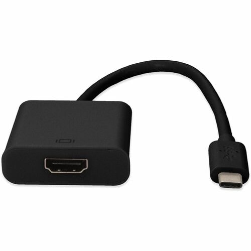 Câble adaptateur USB 3.1 Type-C mâle vers HDMI femelle noir AddOn 20 cm (8 po) (ADD-SC-LC-2M9SMF)