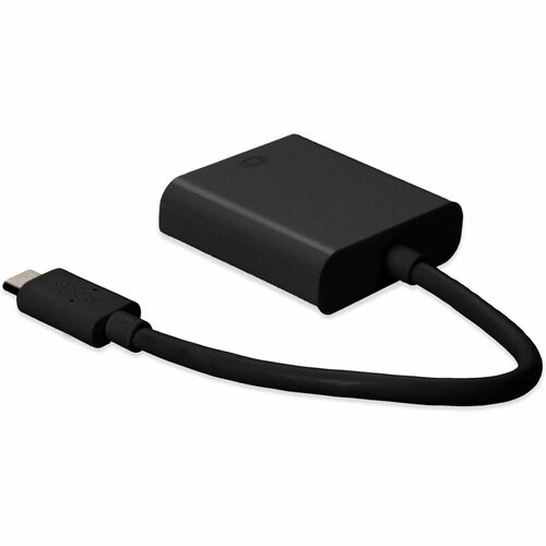 AddOn 20cm (8in) USB 3.1 Type (C) Male to HDMI Female Black Adapter Cable - 1 x USB 3.1 Ty