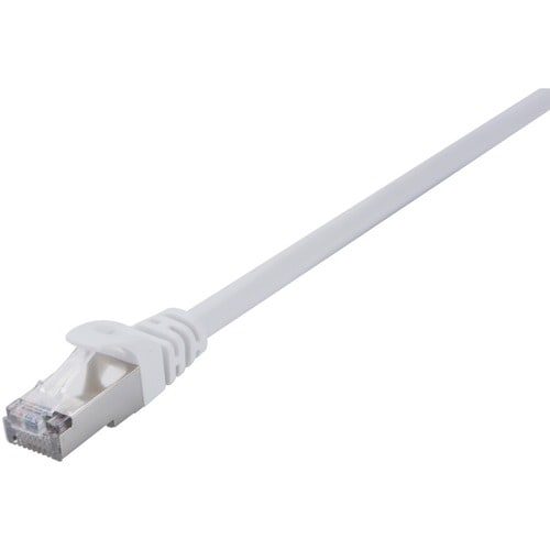 V7 White Cat7 Shielded & Foiled (SFTP) Cable RJ45 Male to RJ45 Male 1m 3.3ft