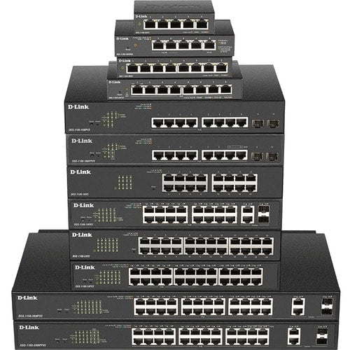 COMMUTATEUR DE BUREAU GIGABIT 8 PORTS INTELLIGENT GÉRÉ SÉRIE 1100 V2
