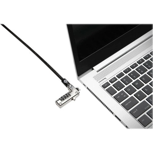 Kensington Slim NanoSaver Combination Laptop Lock - Resettable - 4-digit - Combi