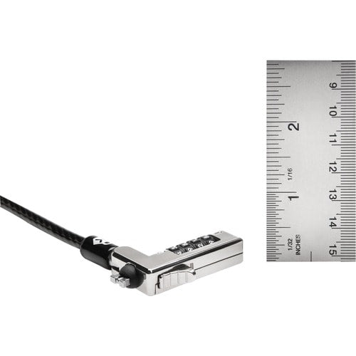 Kensington Slim NanoSaver Combination Laptop Lock - Resettable - 4-digit - Combi