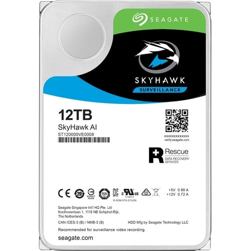 12TB SATA SKYHAWK AI 7200 RPM 256MB 3.5