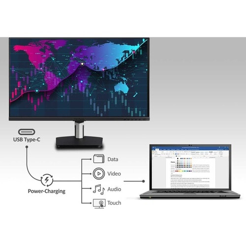EDU 23.8IN LCD IPS TOUCH 1920X1080 1000 1 ID2455 USB HDMI