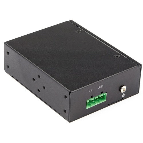 StarTech.com PoE+ Industrial Fiber to Ethernet Media Converter 60W - SFP to RJ45